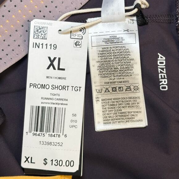 adidas RARE Pro Elite Team Promo Shorts Half Tights IN1119 Mens XL NWT - Picture 4 of 5